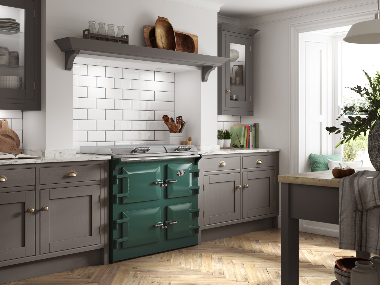 Everhot range cooker