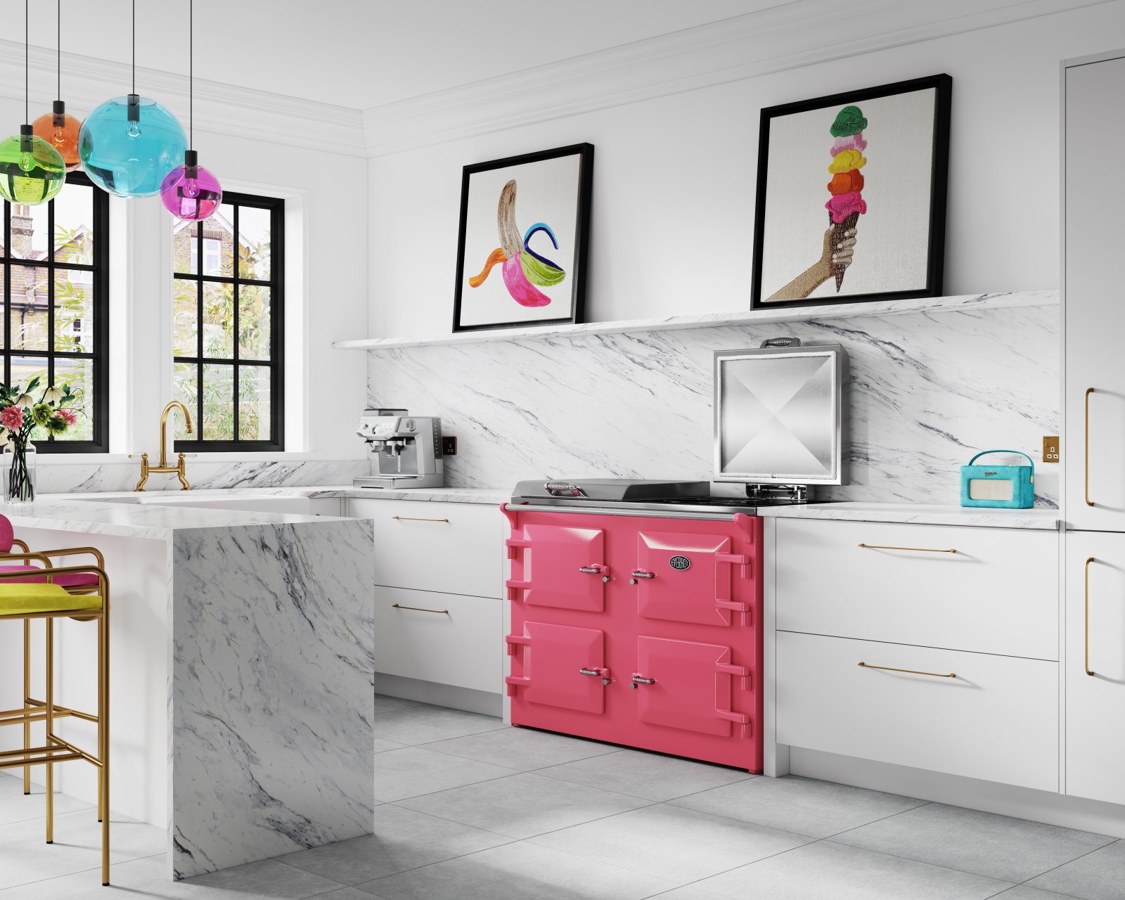 Everhot range cooker