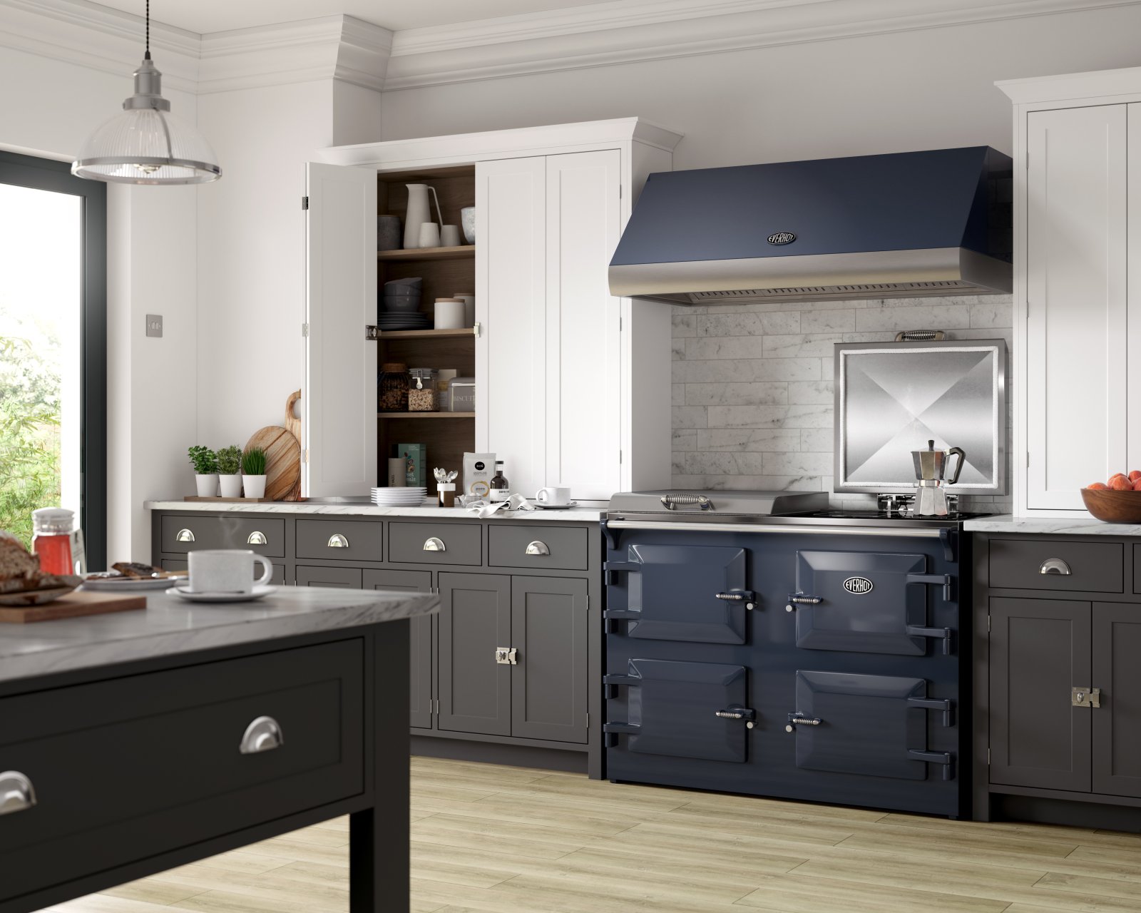 Everhot range cooker