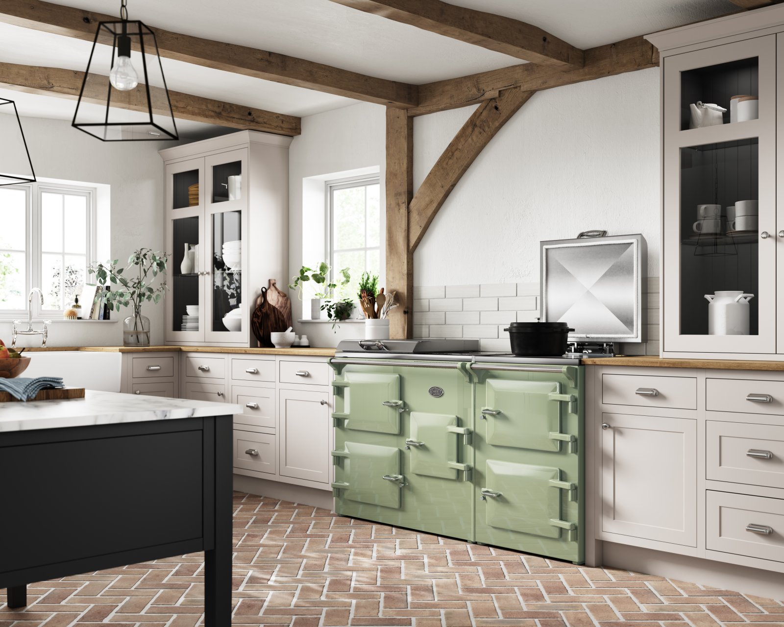 Everhot range cooker