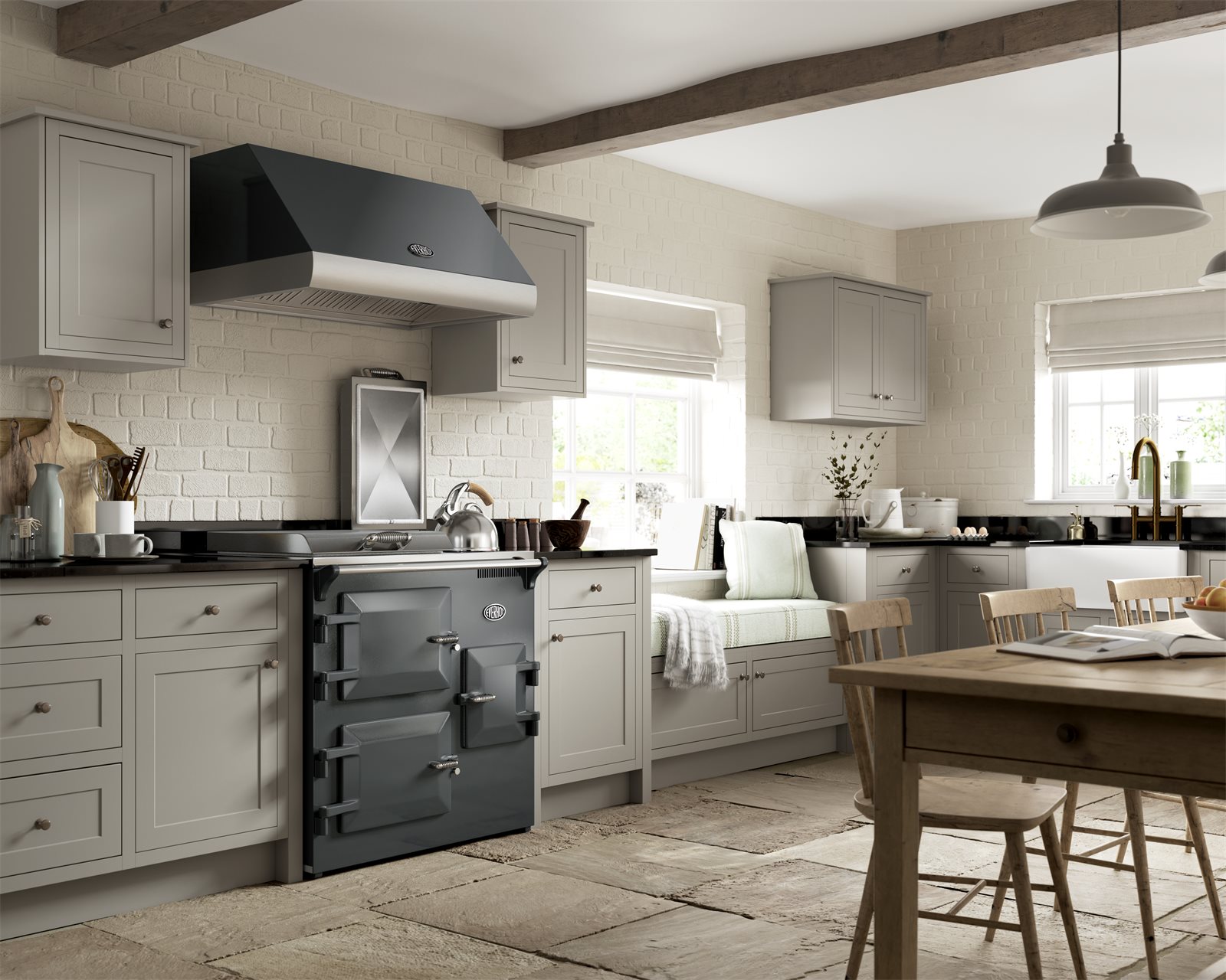 Everhot range cooker